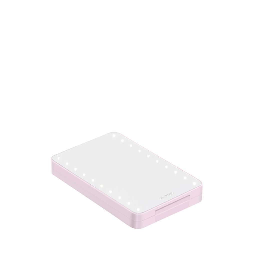 RIKI COLORFUL Portable Mirror in Pink for chic convenience