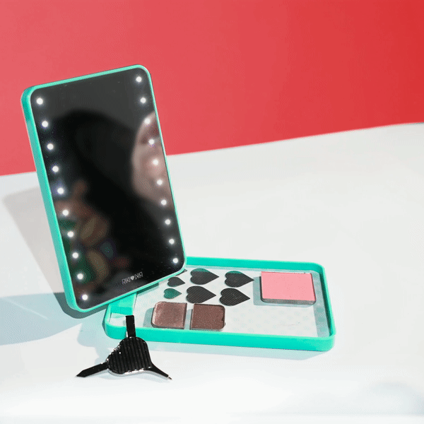 RIKI COLORFUL Travel Makeup Mirror for beauty on the go