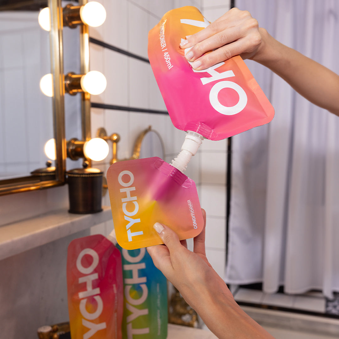 TYCHO's full range of travel essentials, designed for weekend getaways and packed in a stylish, practical travel bag