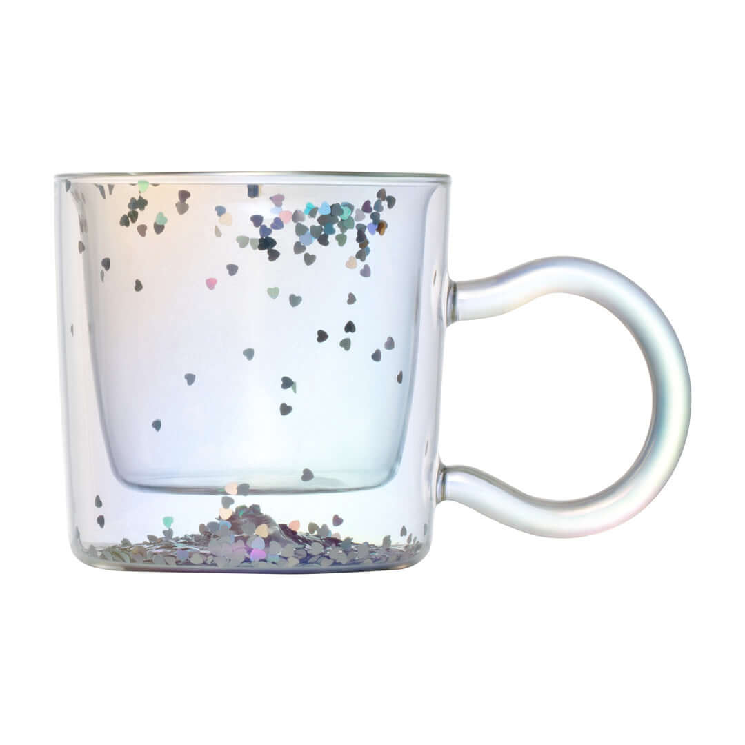 Elegant RIKI LOVES RIKI Sequin Mug Large - Perfect for a luxurious coffee experience!