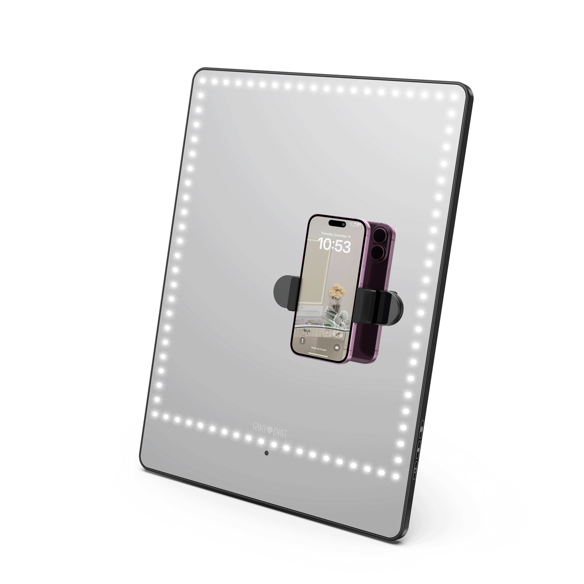 RIKI Pretty | Lighted Vanity Mirror with Bluetooth & Wall Mount