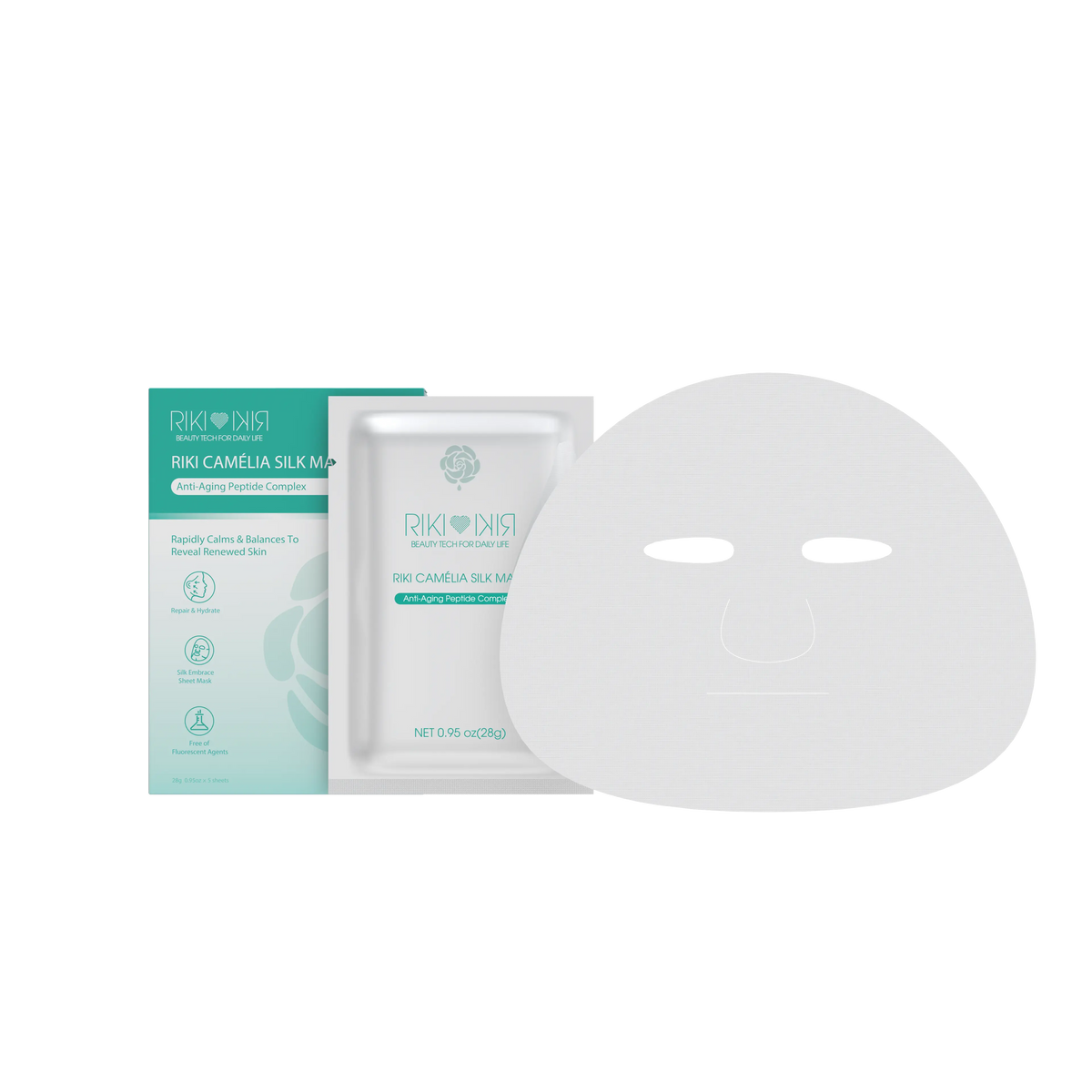 RIKI Camélia Anti-aging Peptide Silk Mask RIKI LOVES RIKI