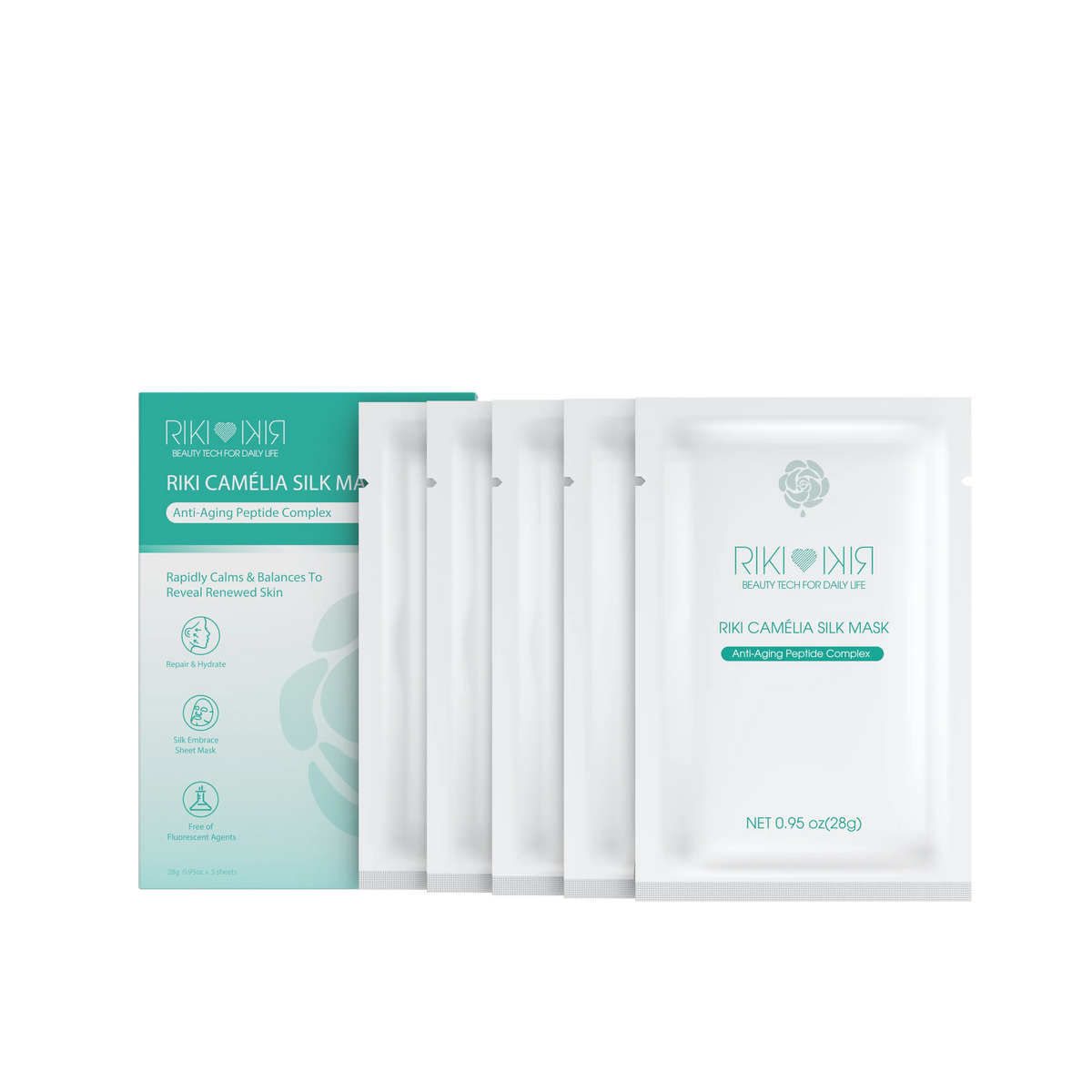 RIKI Camélia Anti-aging Peptide Silk Mask RIKI LOVES RIKI