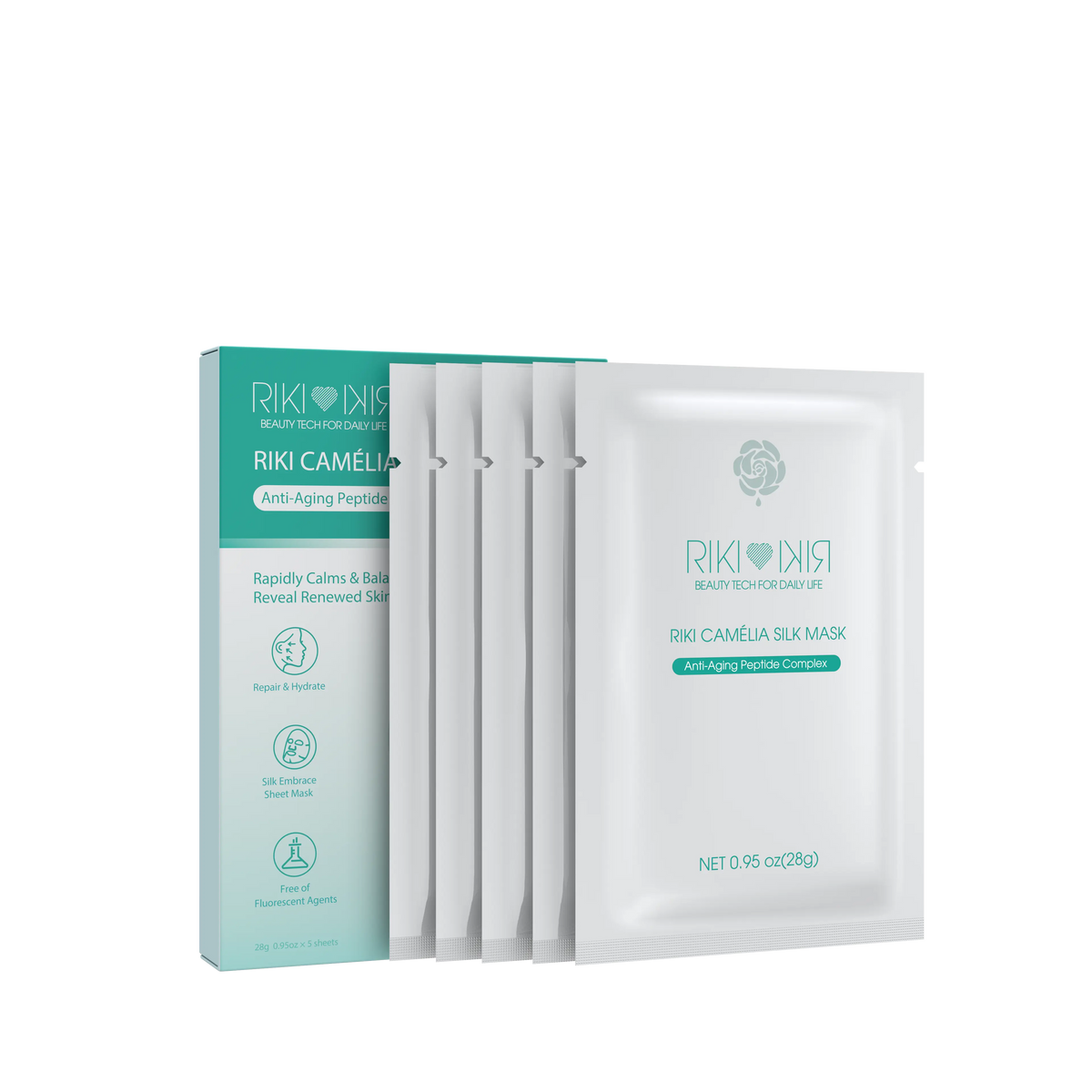 RIKI Camélia Anti-aging Peptide Silk Mask RIKI LOVES RIKI