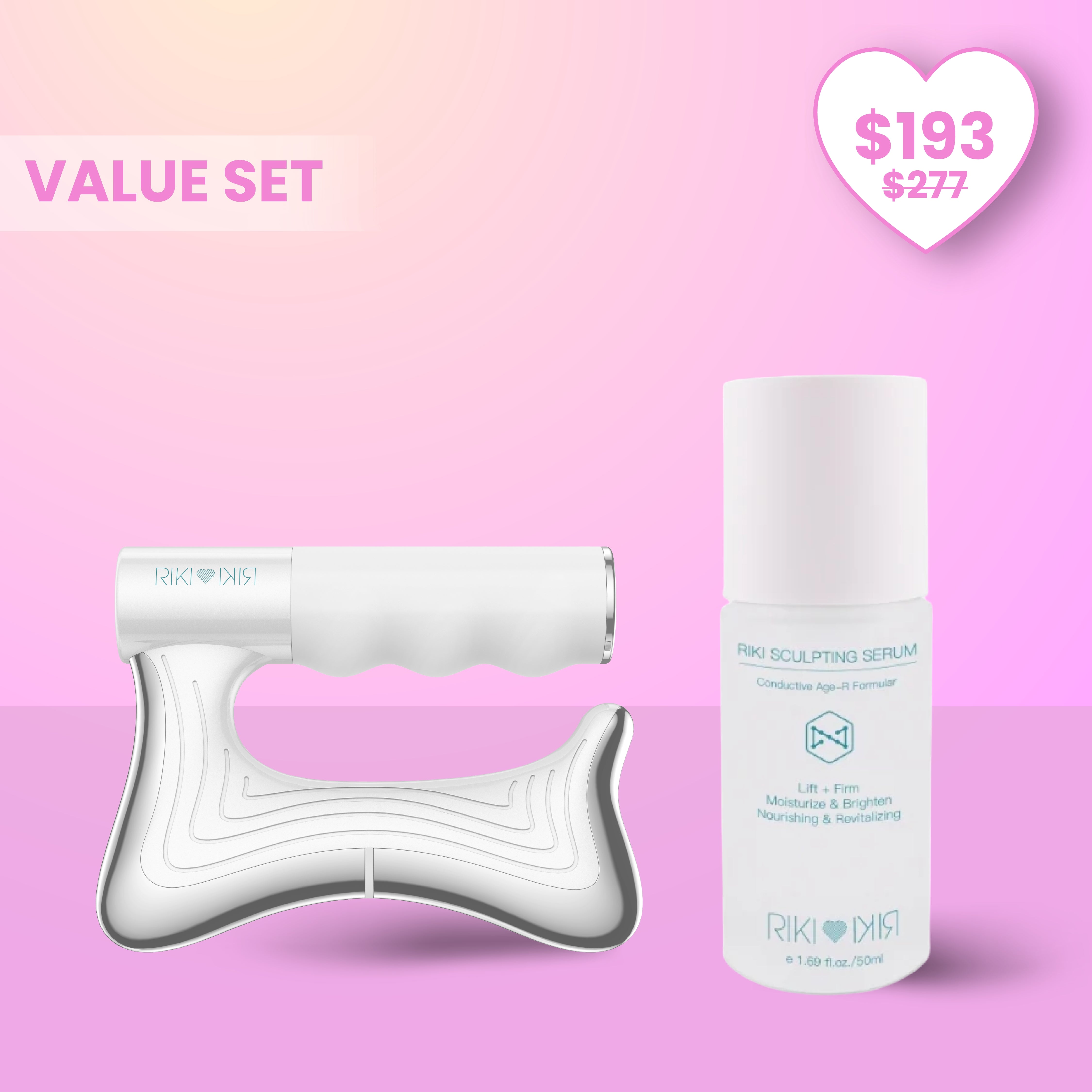 RIKI Sculptor & Sculpting Serum Value Set