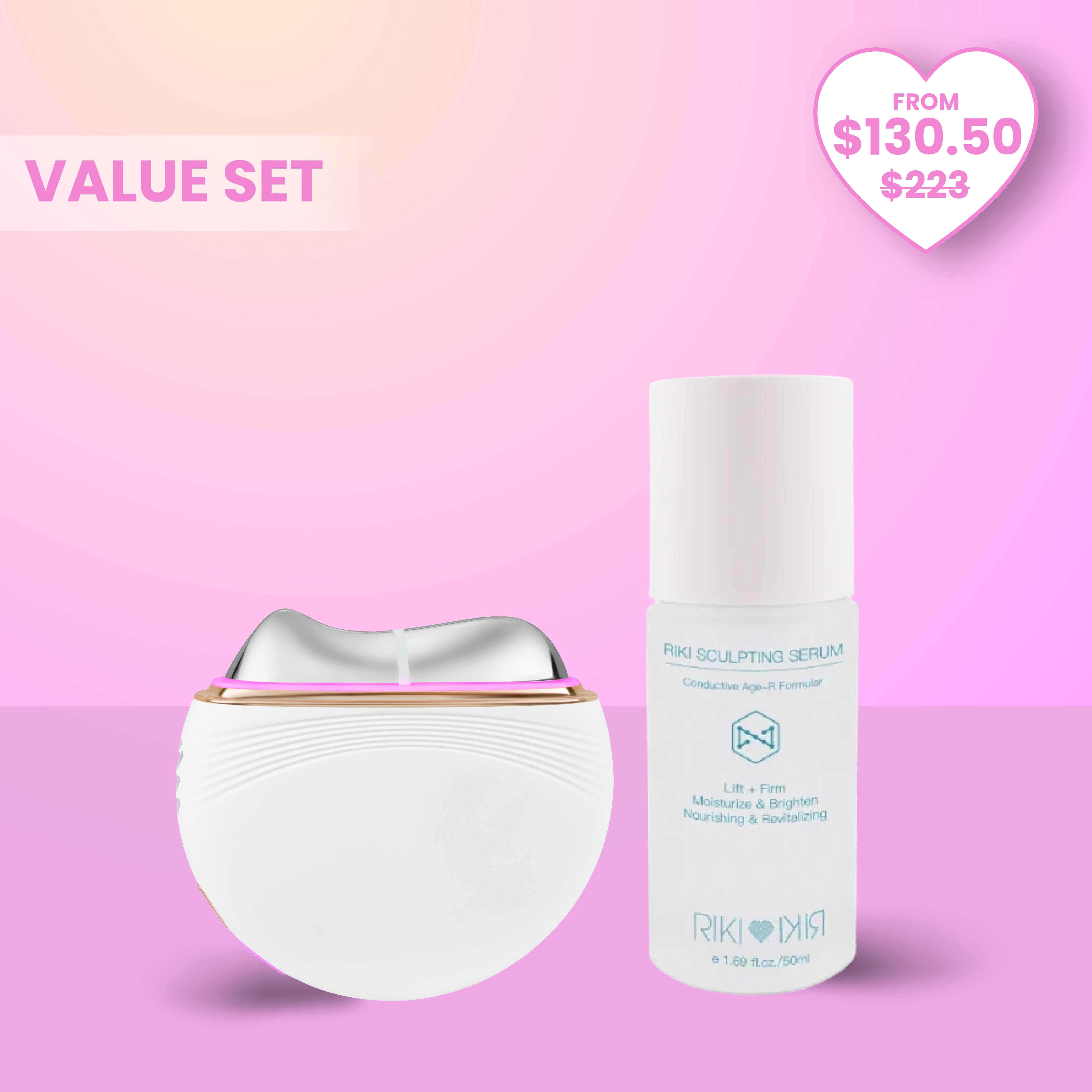 RIKI Sculptress & RIKI Sculpting Serum Value Set