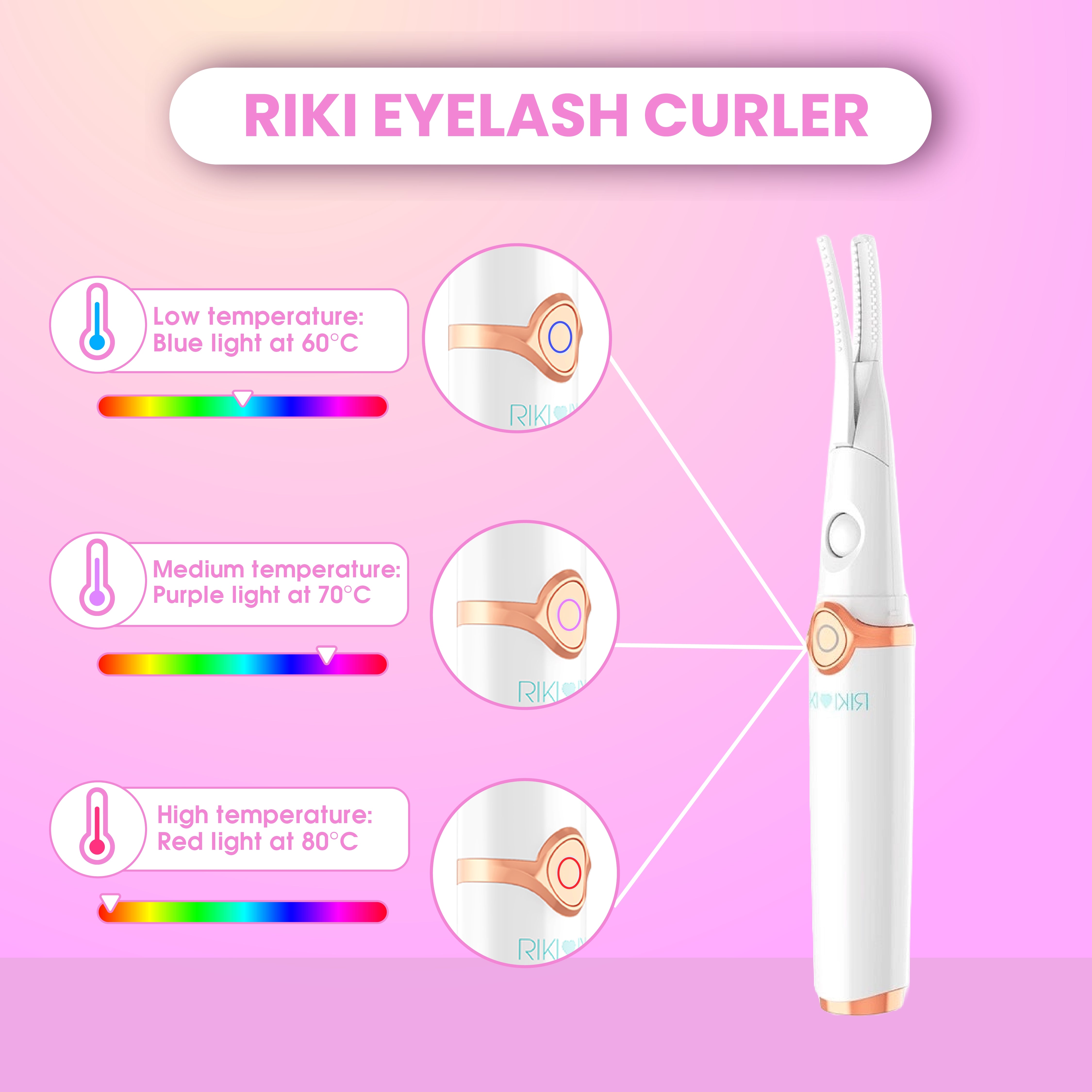RIKI SKINNY ECO Glam on-the-Glow Set & EYELASH CURLER Value Set