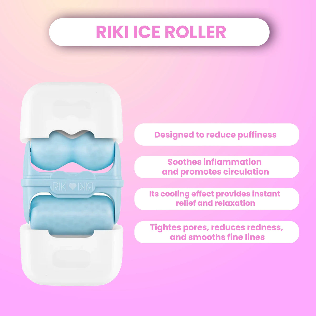 RIKI Ice Roller for Face cooling facial ice roller