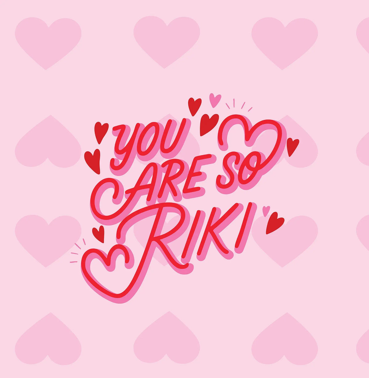 RIKI Self Adhesive Makeup Bag RIKI LOVES RIKI
