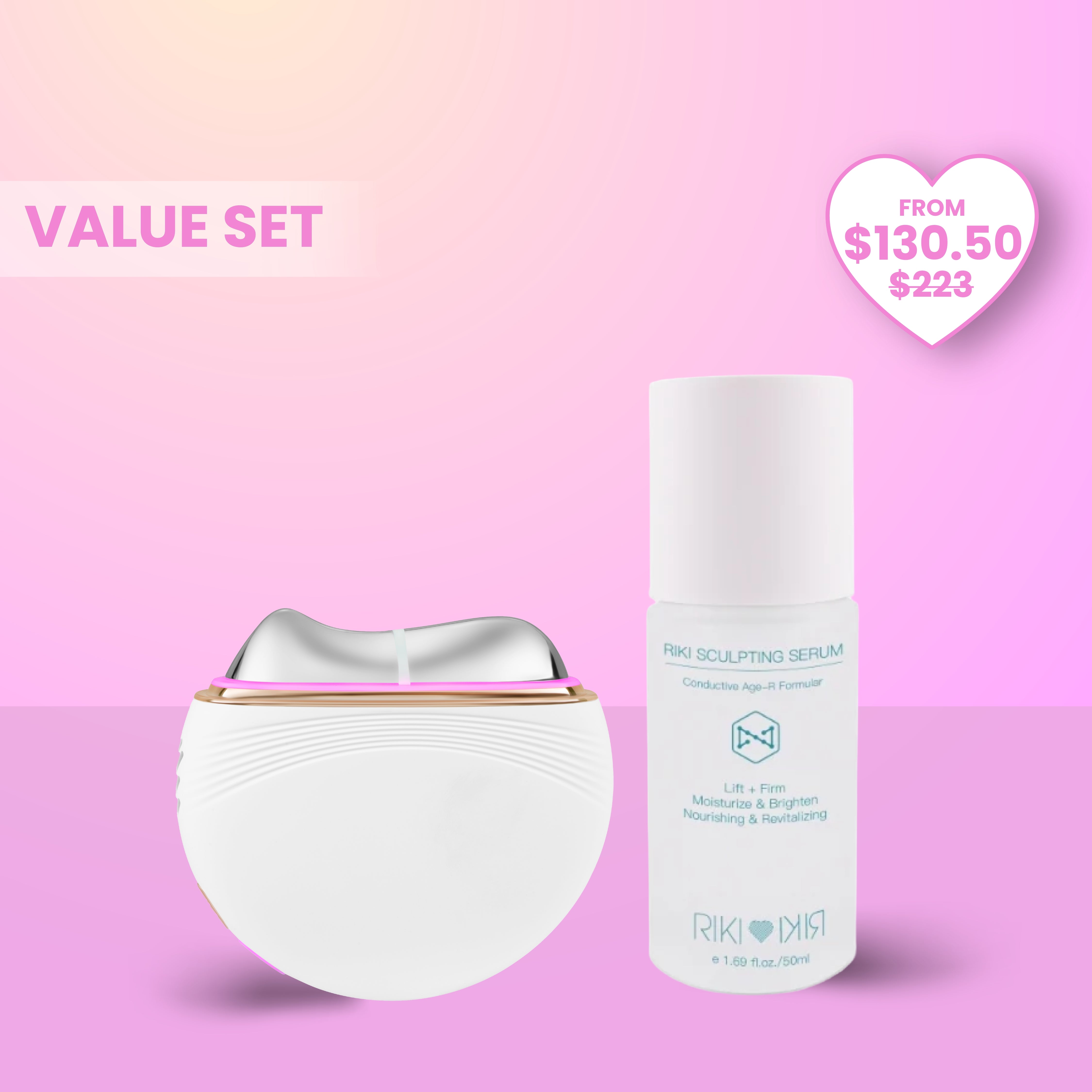 RIKI Sculptress & RIKI Sculpting Serum Value Set