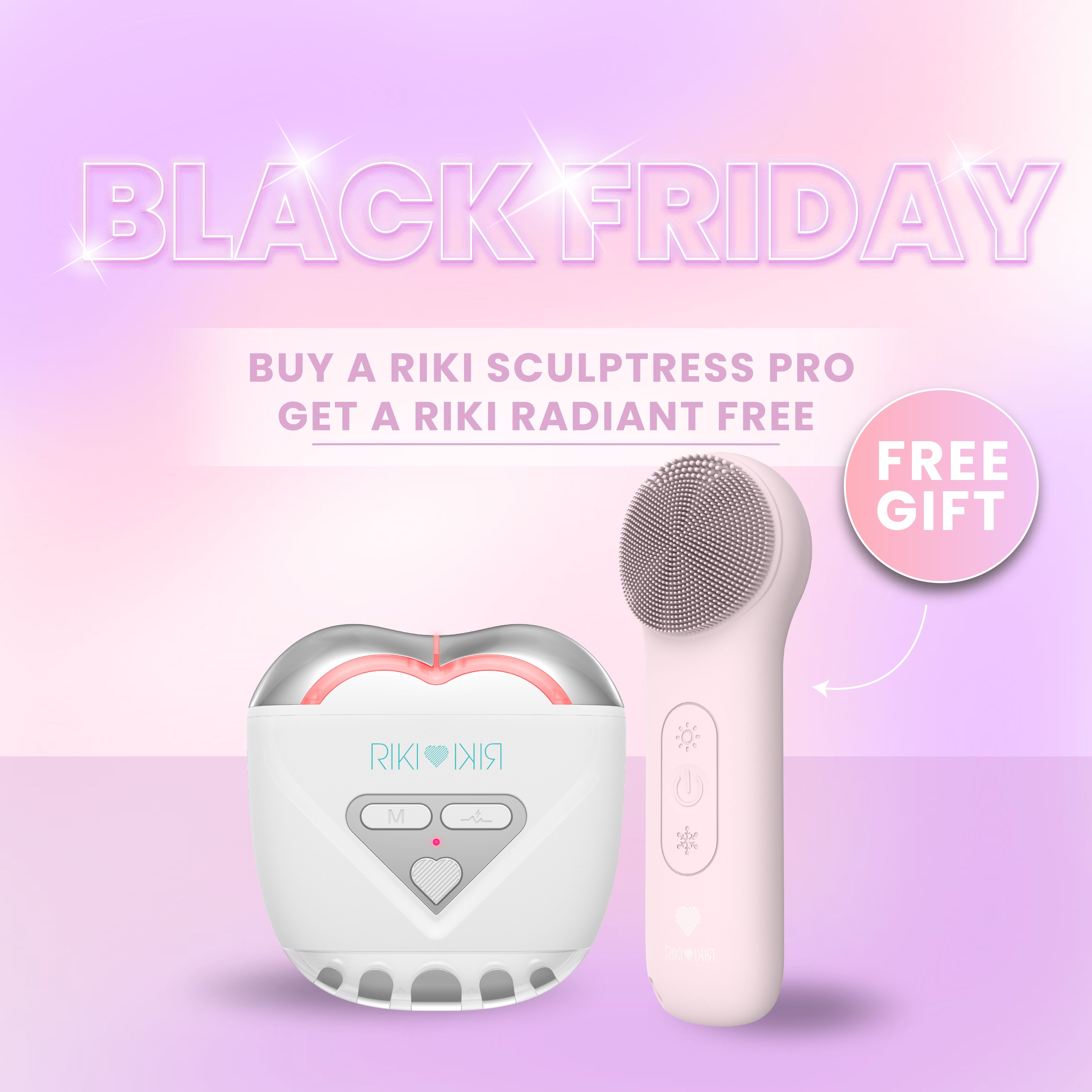 Buy RIKI SCULPTRESS PRO get a RIKI RADIANT for free | International Warehouse