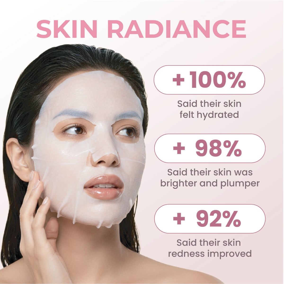 RIKI Camélia Anti-aging Peptide Silk Mask RIKI LOVES RIKI