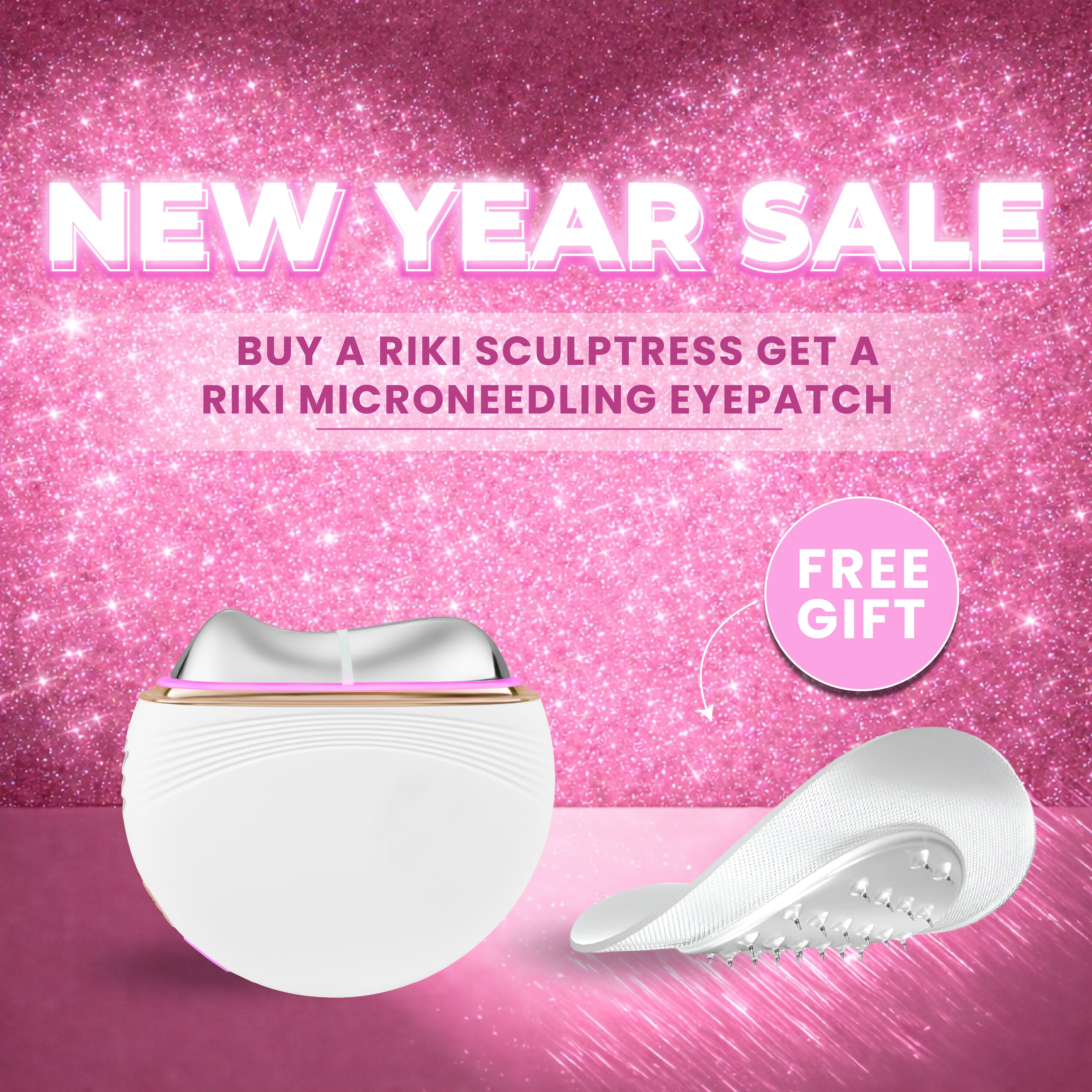 Buy RIKI SCULPTRESS get a RIKI Microneedling Eye Patch for FREE | International Warehouse