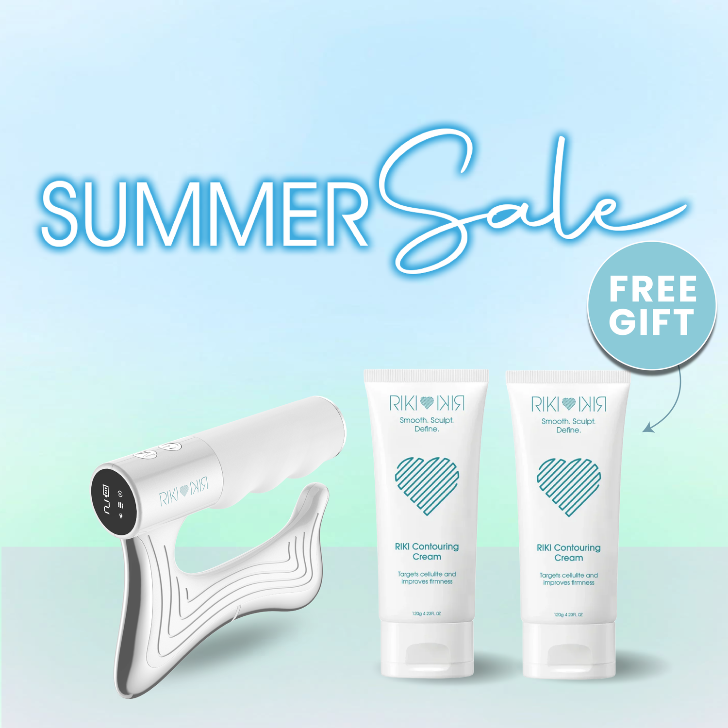 RIKI SCULPTOR & 2 RIKI Body Contouring Cream