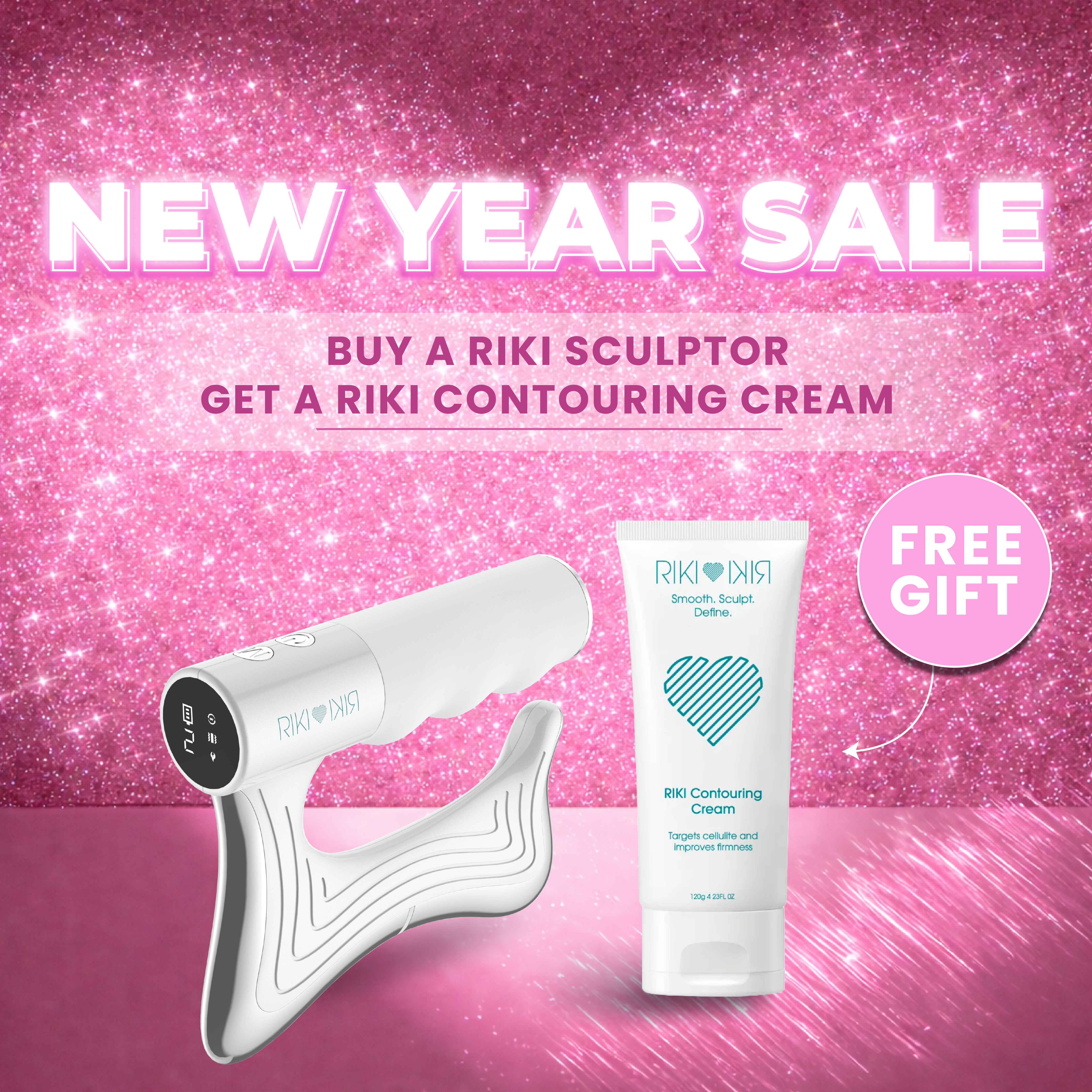 Buy RIKI Sculptor get a RIKI Contouring Cream for FREE