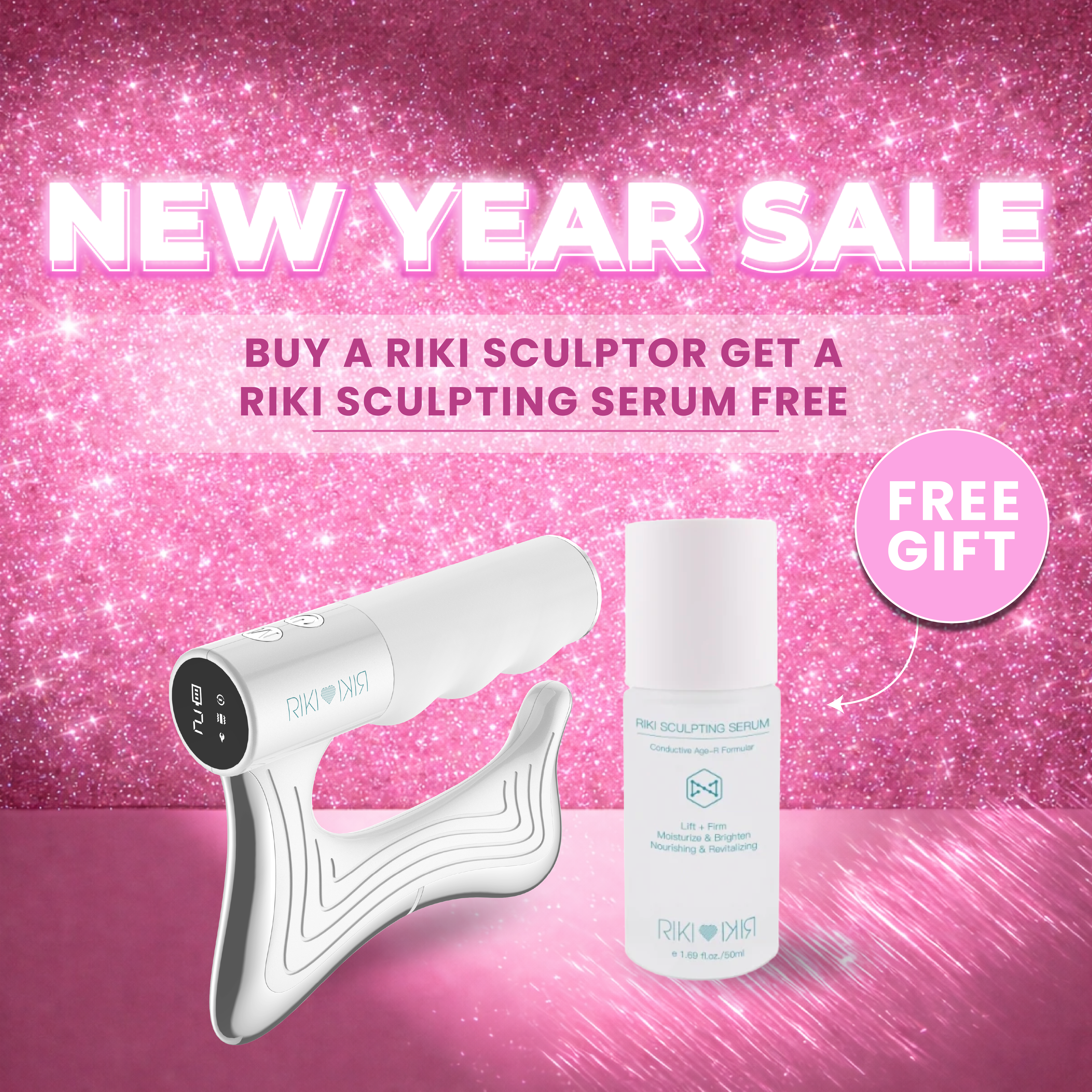 Buy RIKI Sculptor get a RIKI Sculpting Serum for FREE