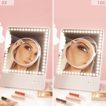 RIKI SKINNY Lighted Makeup Mirror | Portable LED Vanity Mirror