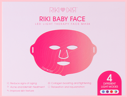RIKI BABY FACE | Best LED skincare therapy mask for wrinkles & acne
