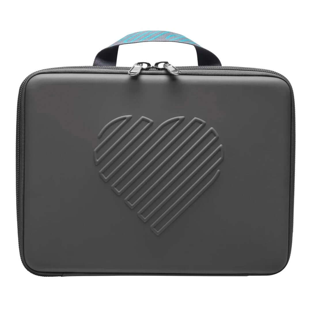 Grey RIKI Carry Case: Ideal for stylish storage and travel.