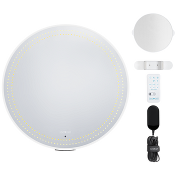 RIKI CLASSY Wall Mount Vanity Mirror: Adjustable Lighting