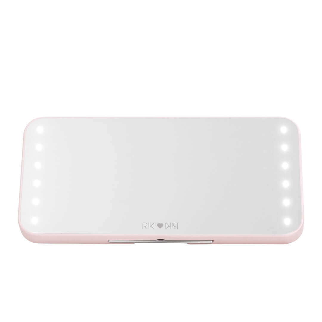 Riki Cutie Rechargeable Portable Vanity Mirror with HD LED factory Lighting, Three Light