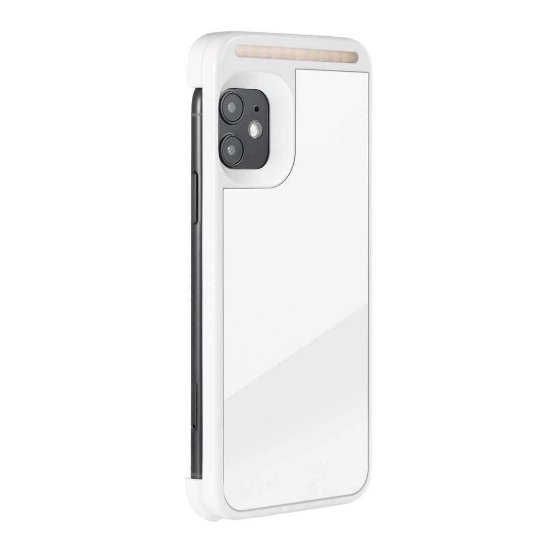 RIKI Jet Setter iPhone 11 case with dual lighting and mirror finish.