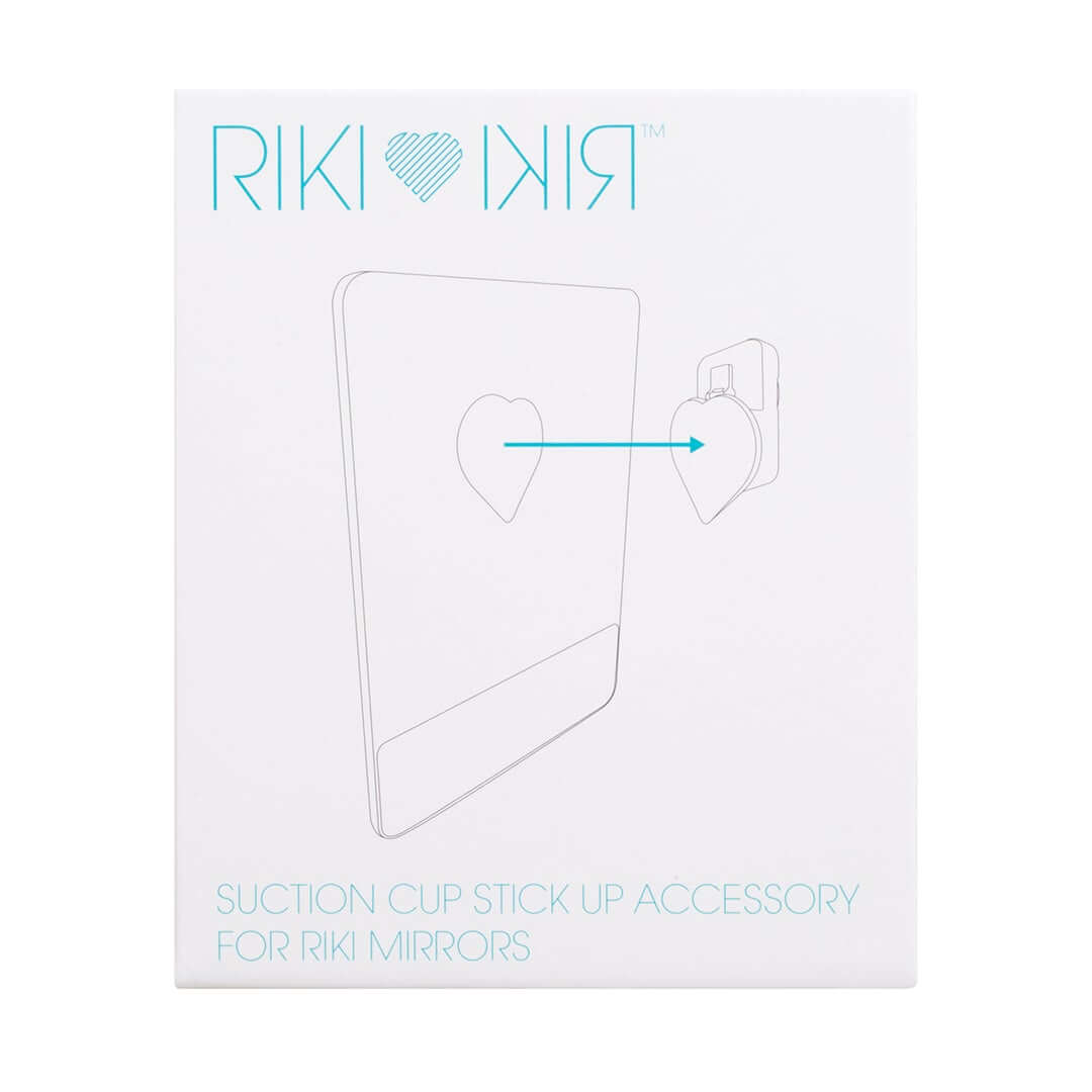 RIKI SUCTION CUP designed for secure attachment to glass surfaces, perfect for travel with your RIKI SKINNY mirror.