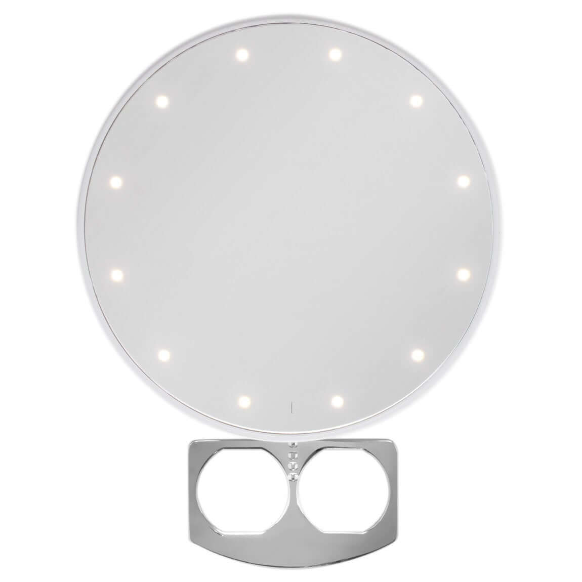 Elevate your makeup routine with the RIKI SUPER FINE 5X Makeup Mirror in White - Sample Sale!