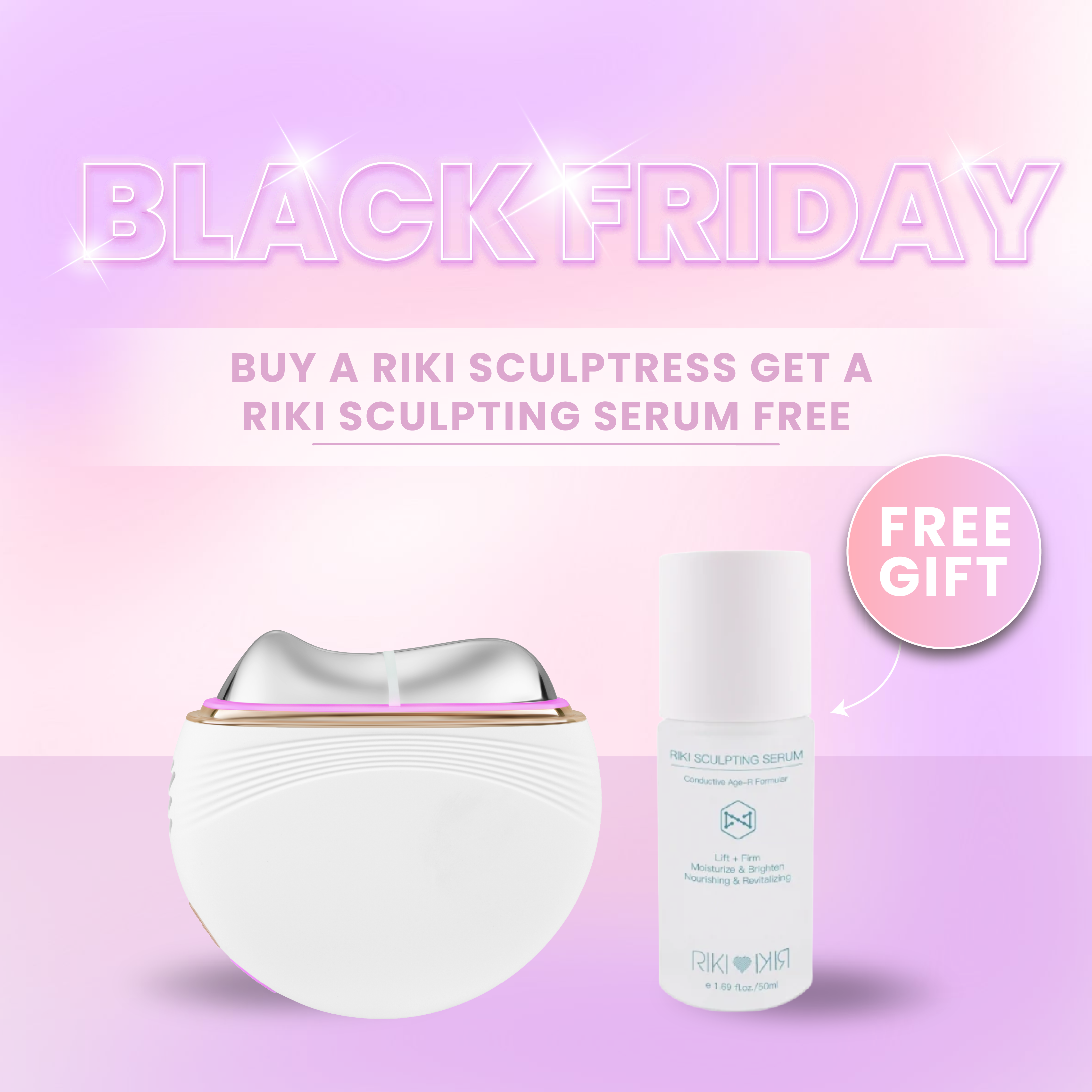 RIKI Sculptress & RIKI Sculpting Serum Value Set | International Warehouse
