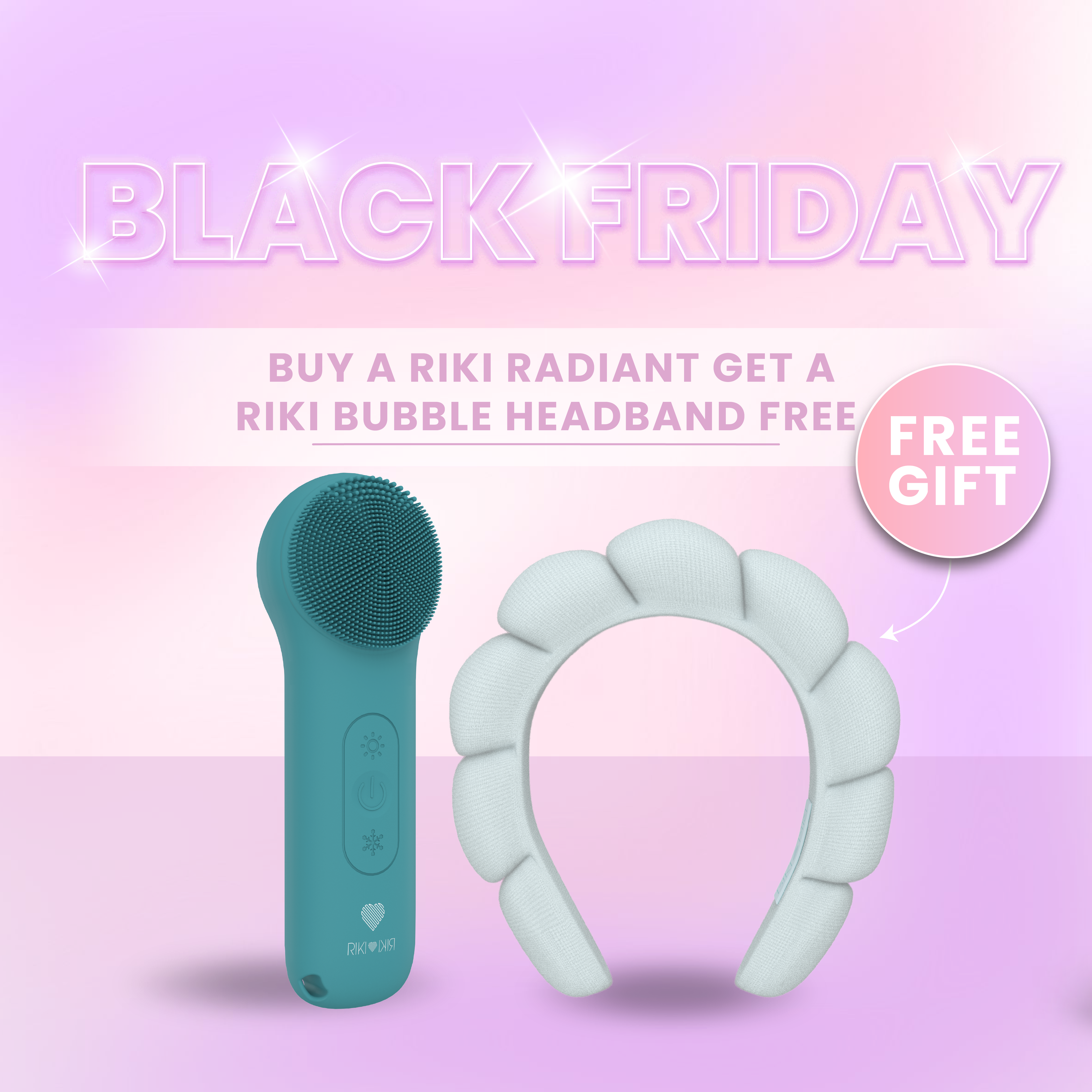 RIKI Radiant & Bubble Headband Value Set