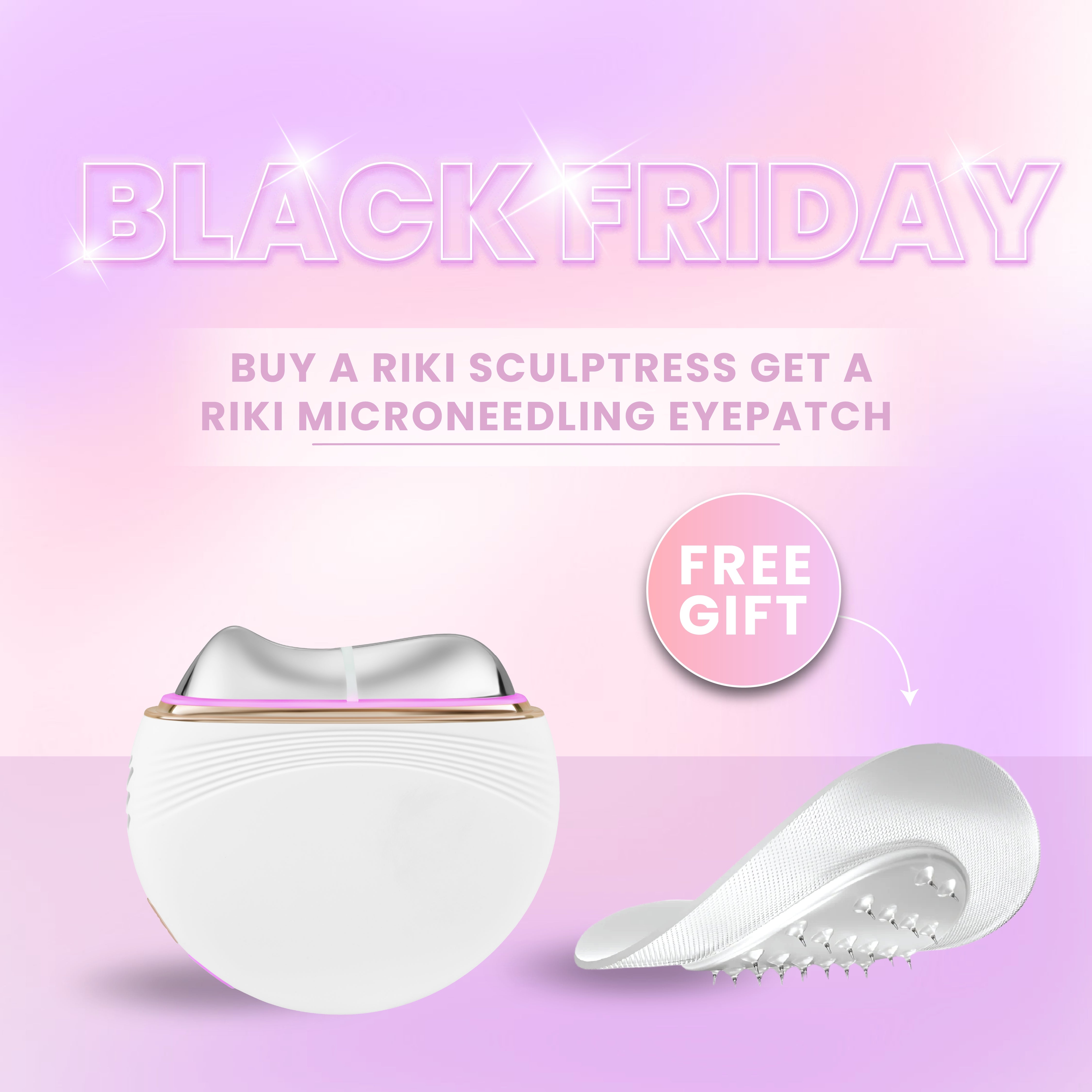 Buy RIKI SCULPTRESS get a RIKI Microneedling Eye Patch for FREE