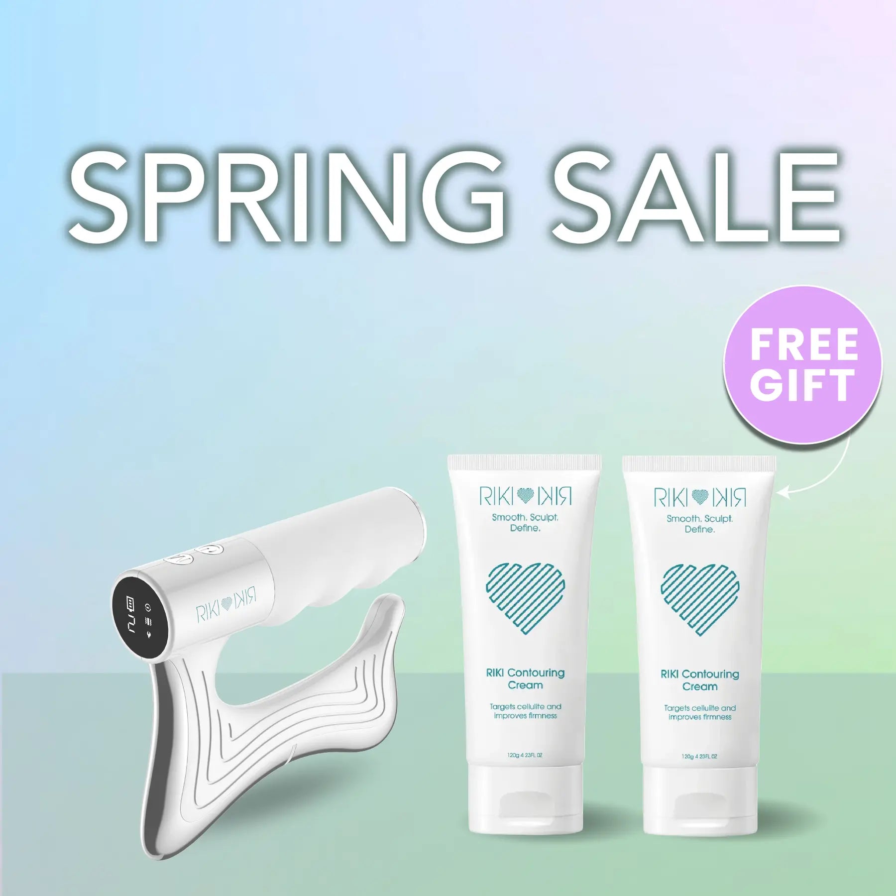 RIKI SCULPTOR & 2 RIKI Body Contouring Cream RIKI LOVES RIKI