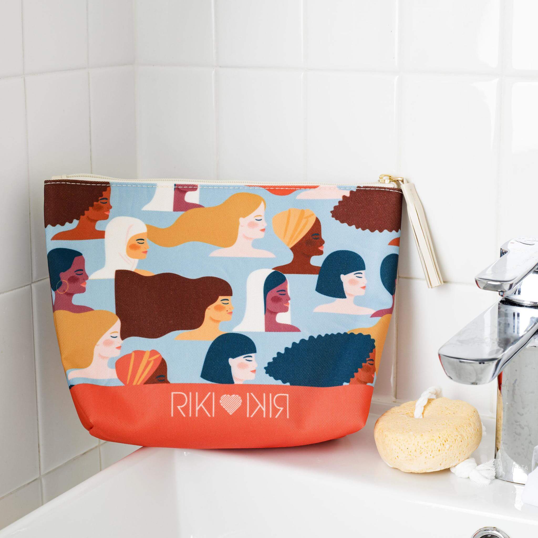 Discover the stylish RIKI makeup bag - women's equality limited edition