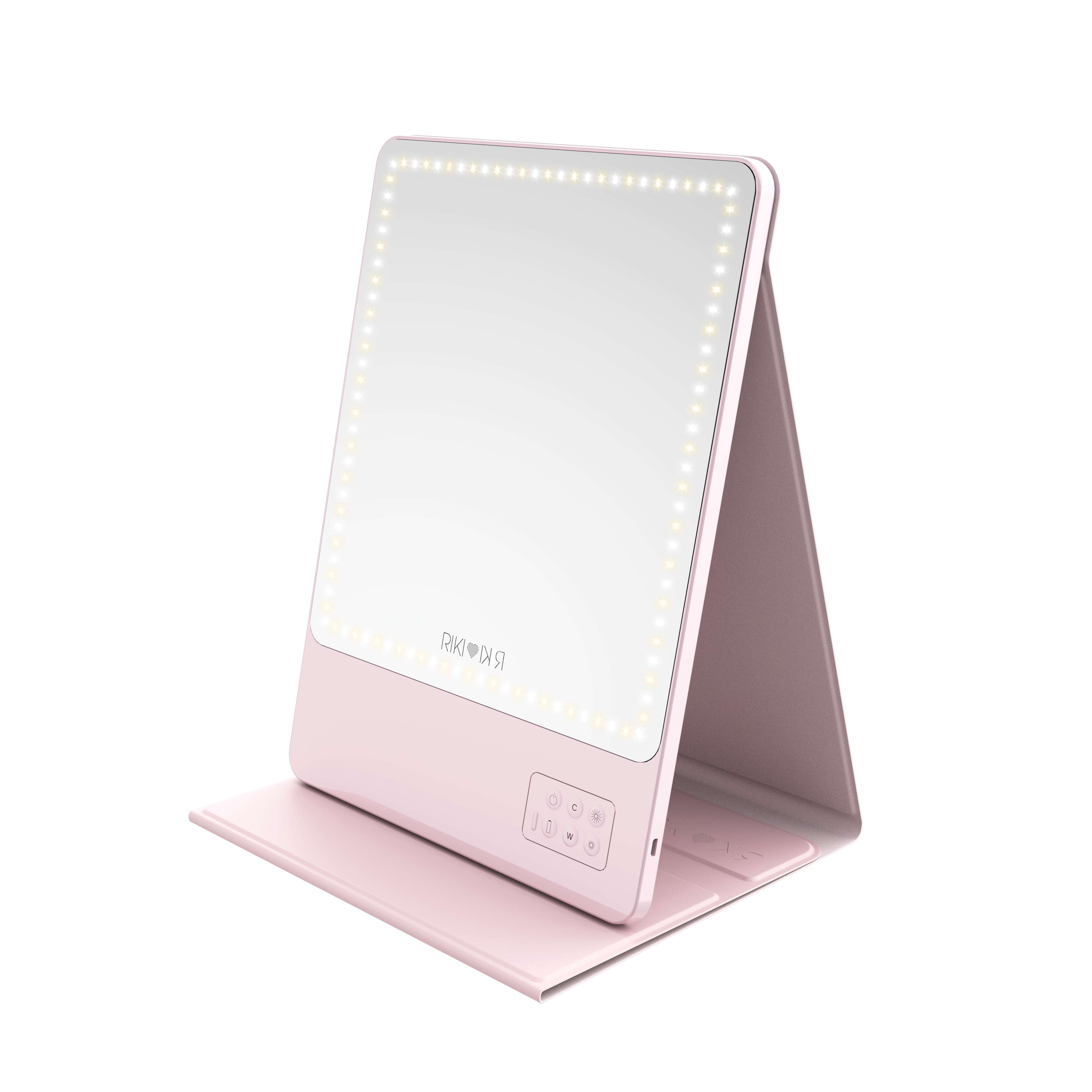 RIKI SKINNY ECO Glam On-the-Glow Set with White and Pink Flip Case, stylish and versatile