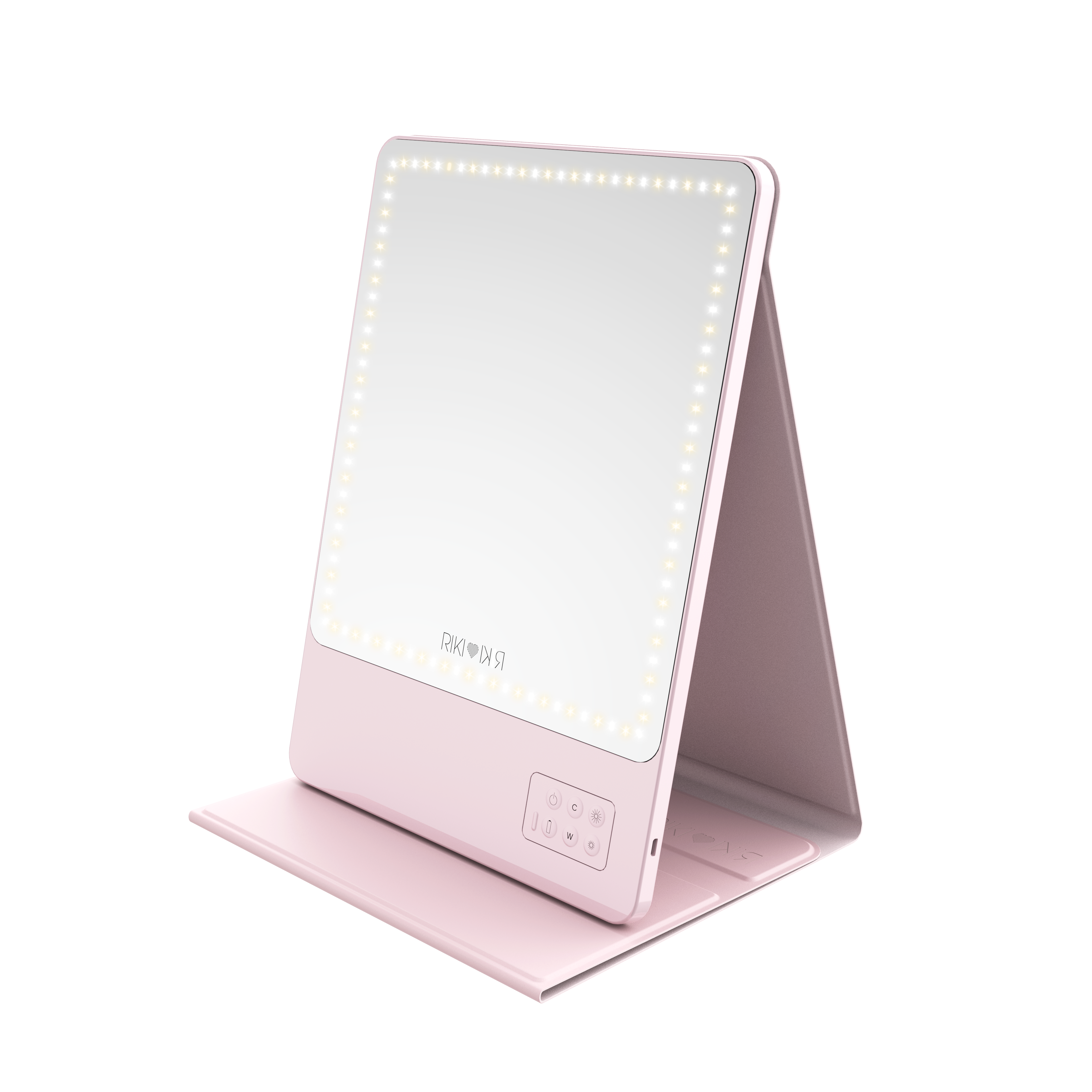 RIKI SKINNY ECO Glam On-the-Glow Set with White and Pink Flip Case, stylish and practical