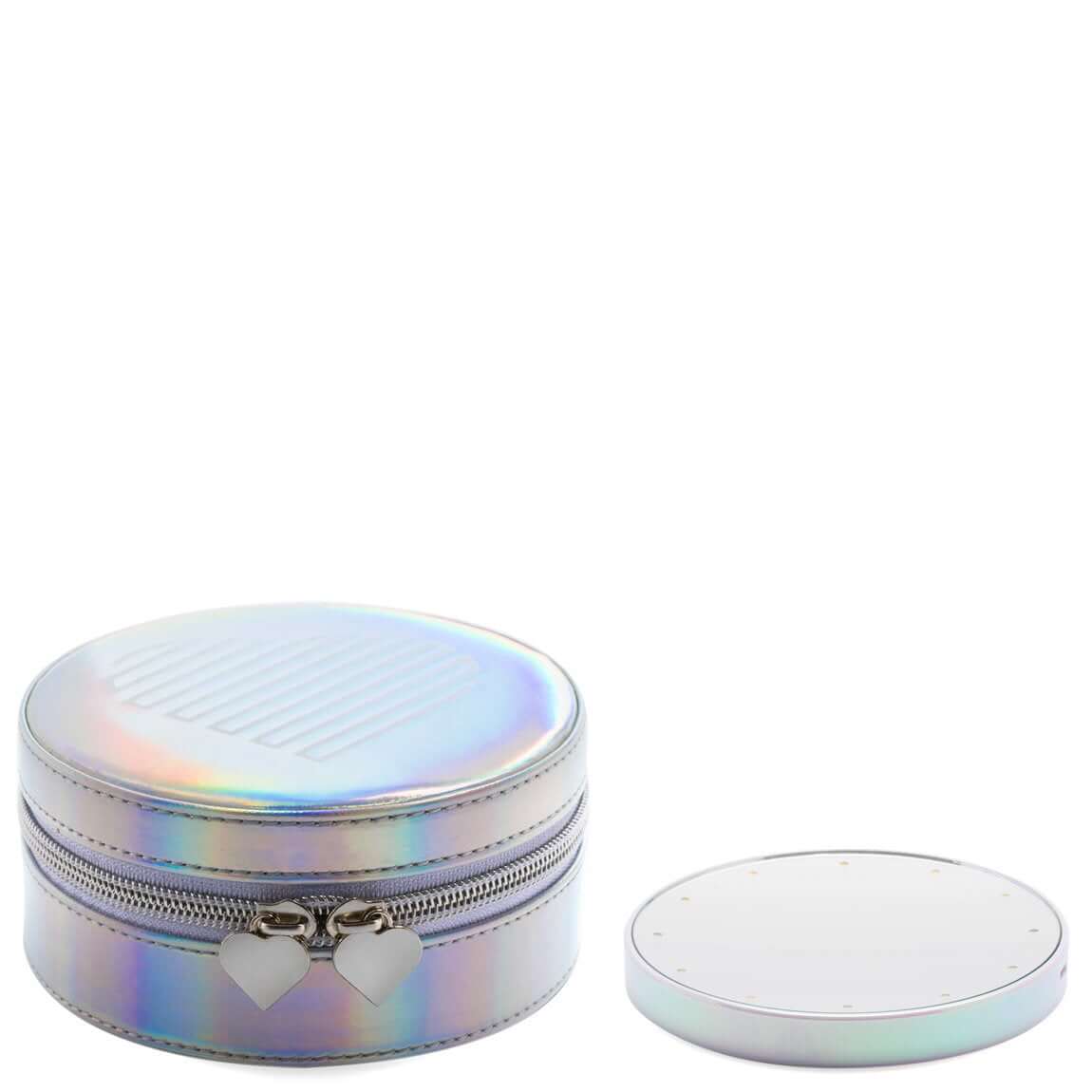 Travel in style with the RIKI SUPER FINE Magnification Mirror in Portable Iridescent