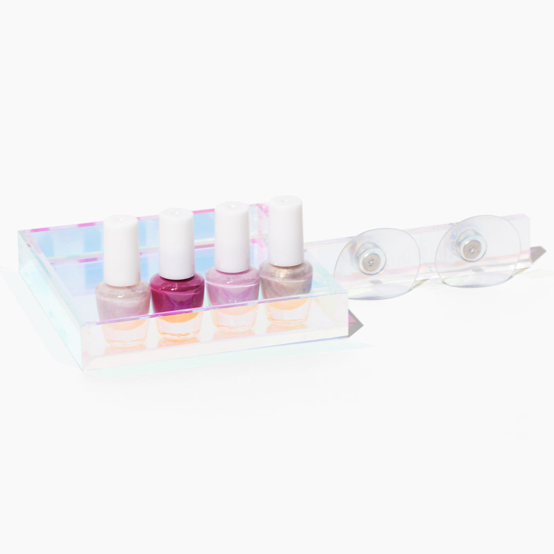 Maintain a tidy vanity with attached RIKI TALL Organizers