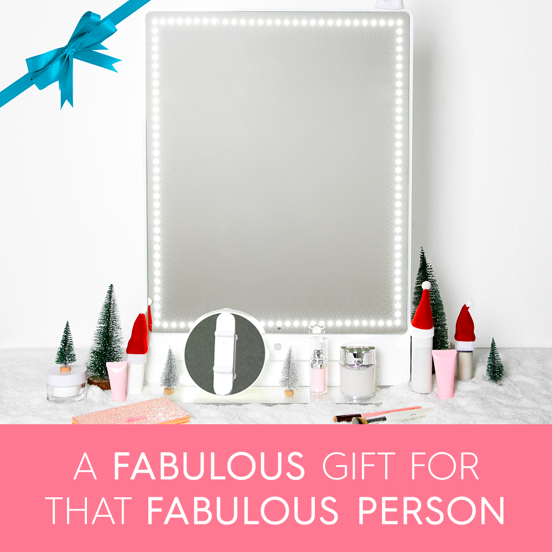 Transform your vanity and makeup routine with Riki Tall LED mirror, exceeding all standards. The perfect Holiday Gift.