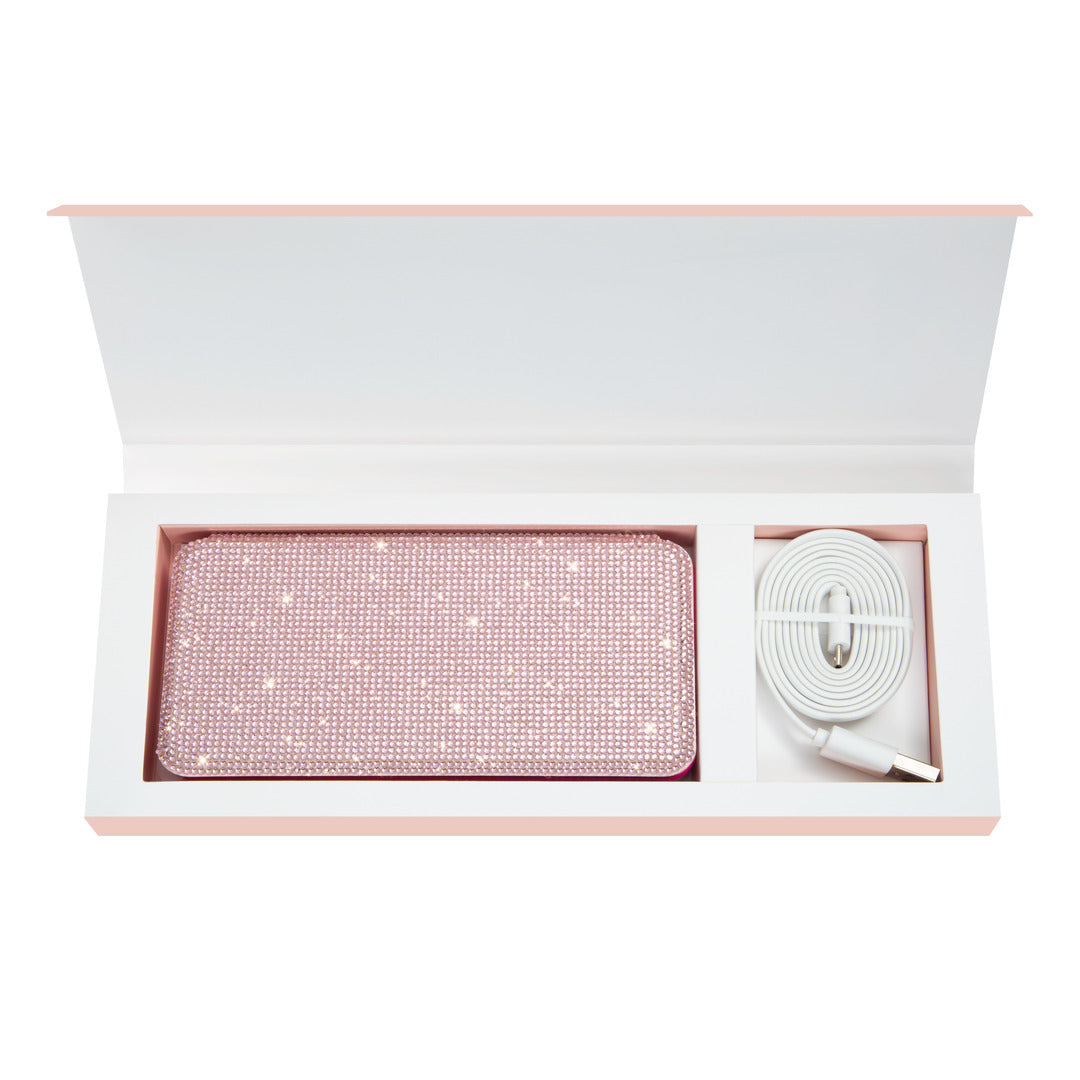 Sparkle RIKI Powerful complete kit in rose gold by RIKI LOVES RIKI, featuring everything you need for your beauty routine including a portable power bank.