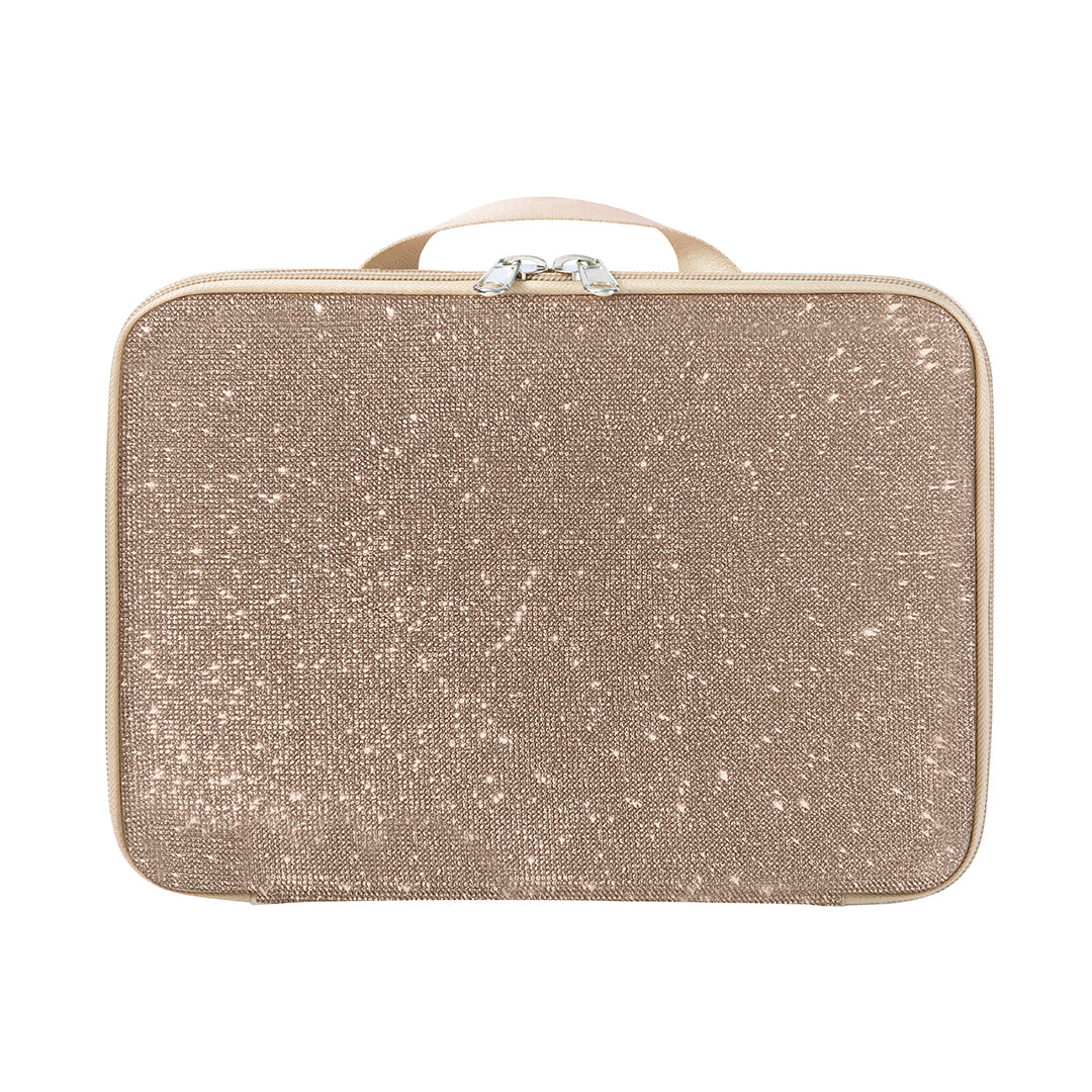 RIKI Carry Case - Small - RIKI LOVES RIKI CHAMPAGNE GOLD / WITH CRYSTAL RIKI LOVES RIKI ACCESSORIES RIKI Carry Case - Small